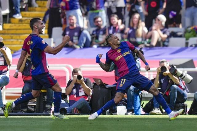 巴萨再现超级反超再杀皇马，距冠军只差一步