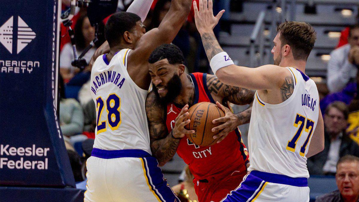 搞笑，湖人队卢卡·东契奇嘲讽八村塁模仿勒布朗·詹姆斯